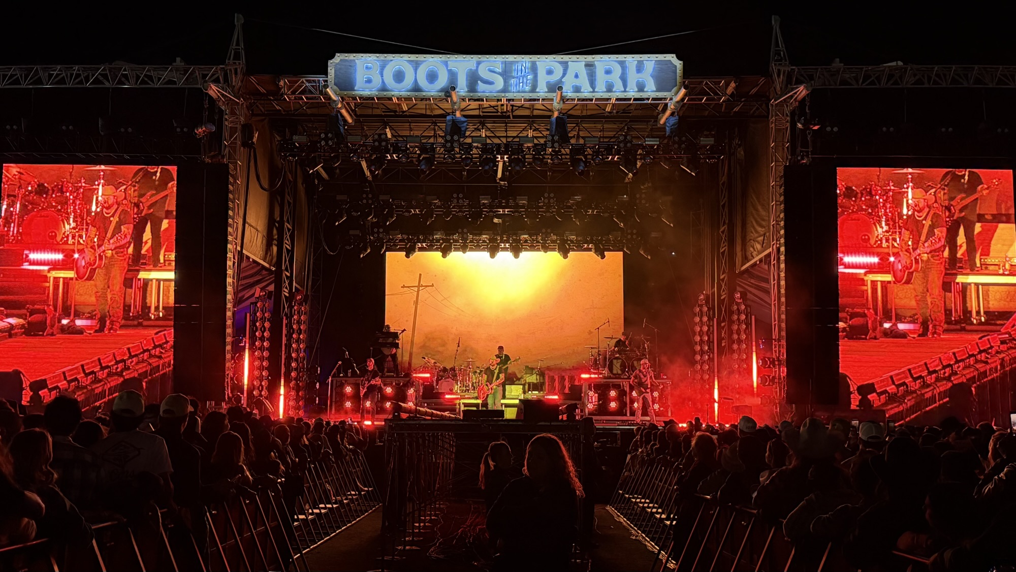 img_1268 LED video walls and blue stage lighting at a live event